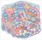 Underwater Cat World Sticker Scene, 3D Landscape Isometric Stickers, Adorabilities